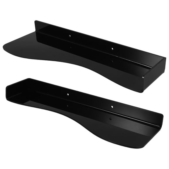 WHAMVOX 1 set Acrylic Wall Mounted Shoe Rack Adjustable Shoe Display Stand for High Heels Boots Sandals for Entryway Living Room Bedroom and Shoe Store Display