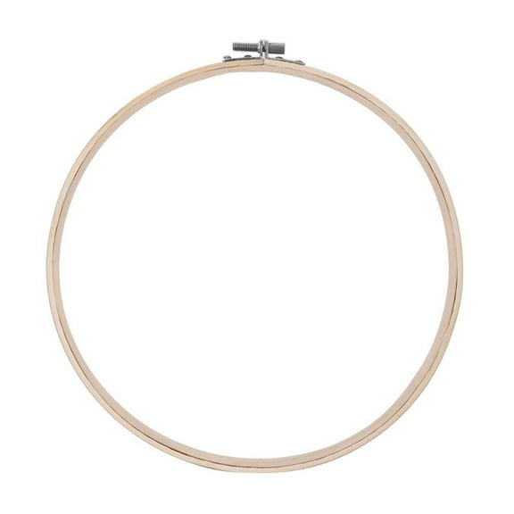WHAMVOX 10 Inch Wood Embroidery Hoops Stitch Bamboo Circle Adults Cross Ring Beginners