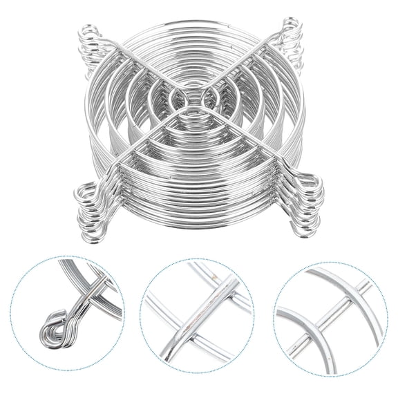 WHAMVOX 10-Pack Cooling Fan Protective Mesh Grille Guards for Computer Case Fan Net
