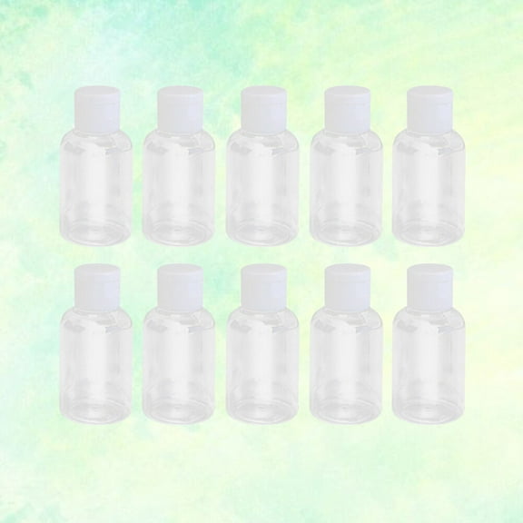 SKISUNO 10PCS Transparent Sample Containers for Shampoo Bottles Container Daily Use