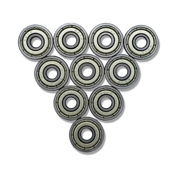 DECORNIJIA Bearing Double Shield 623ZZ Ball Bearings Chrome Steel 10Pcs 1.00X1.00X0.40In