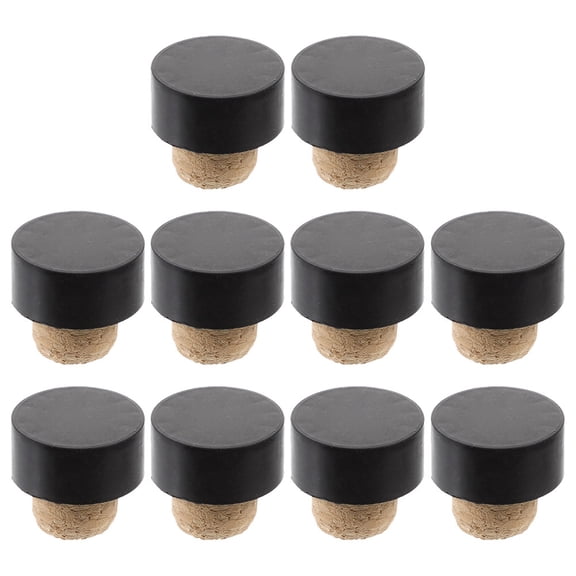 WHAMVOX 10 Pcs Beverage Bottle Stoppers Cork Home-brewed Wine Keeper