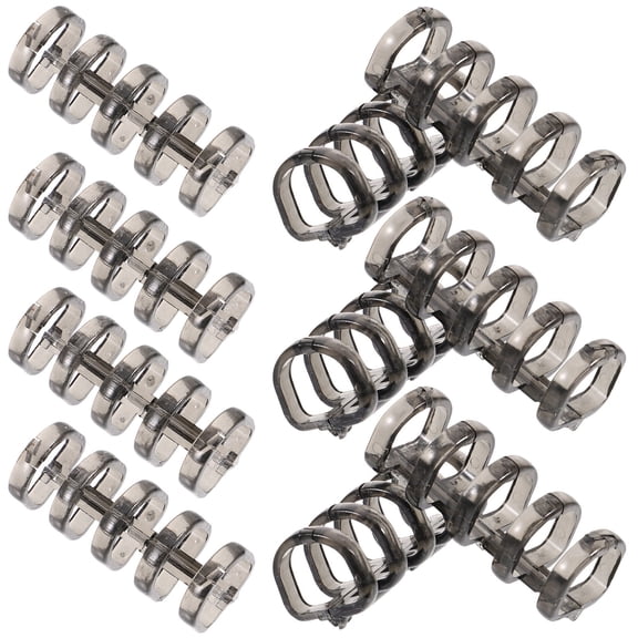 WHAMVOX  10 Pcs Binder Ring Notebook Rings Removable Clips