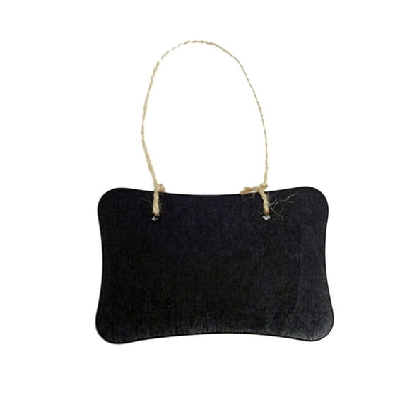 WHAMVOX 10 Pcs Boards Small Blackboard Message Mini Hanging Chalkboard