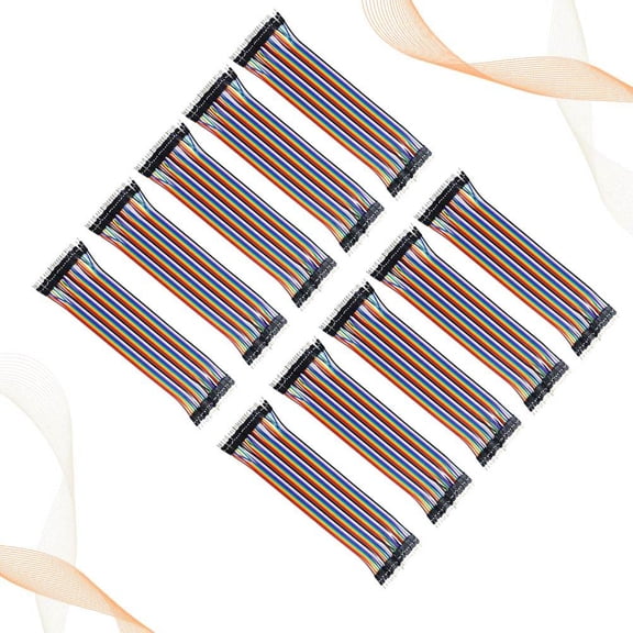 WHAMVOX 10 Pcs Breadboard Wires Line Separable Cables