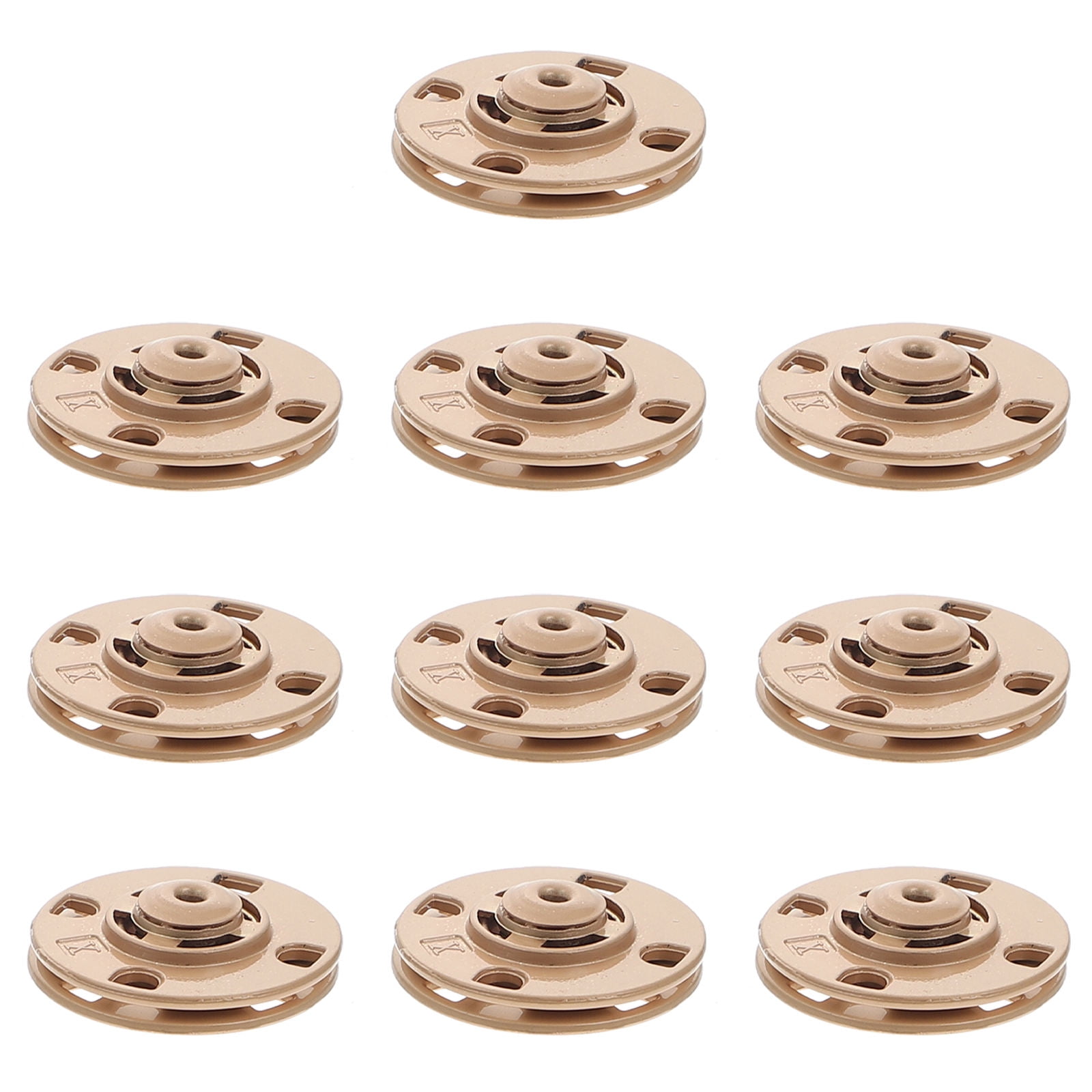 WHAMVOX 10 Pcs Button Pin Large Buttons for Crafts Miss Woman Golden ...