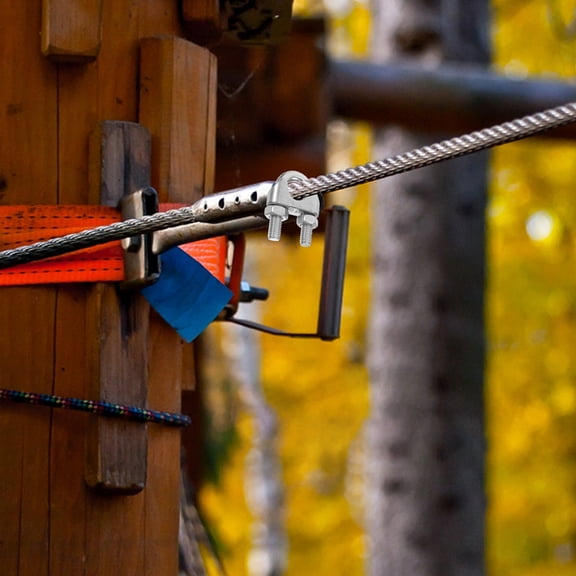 WHAMVOX  10 Pcs Cable Cord Clamp Collar Wire Clamps for Cables Silver