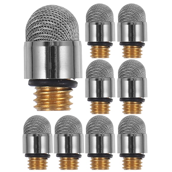 SEWCHICS Replacement Tips For Stylus Pens Silver 10Pcs 0.5X0.28X0.24In