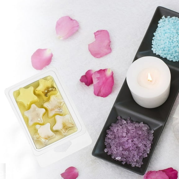 WHAMVOX 10 Pcs Cat Claw Clear Empty Plastic Wax Melt Containers Airtight Spice Transparent