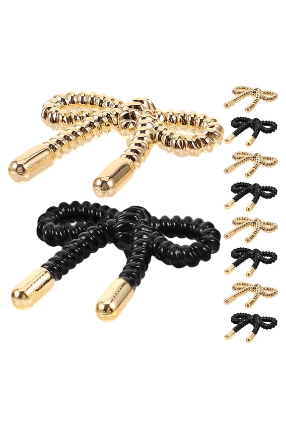 10 Pcs Coat Buttons Sweaters Bow Versatile Embellishments Miss