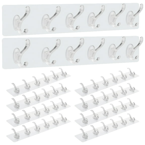 WHAMVOX  10 Pcs Home Row Hook Cooking Utensil Hangers Decoration Hooks