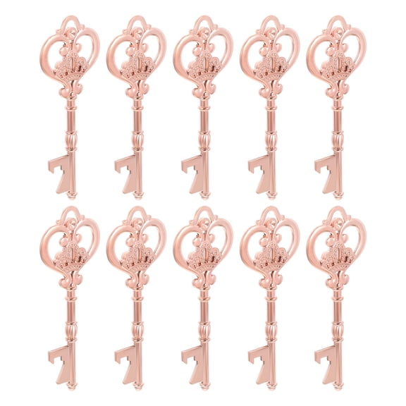 WHAMVOX 10 Pcs Effective Beer Opener Bottle Opening Tool Bride Golden