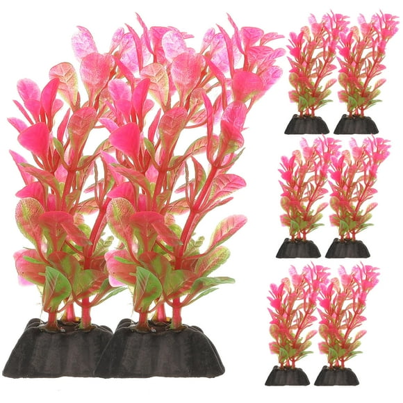 WHAMVOX 10 Pcs Fish Tank Background Artificial Plant Aquatic Decoration Simulation