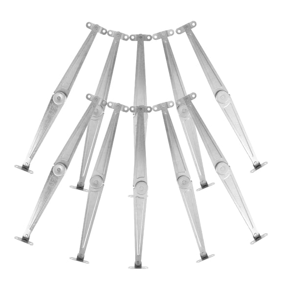 WHAMVOX  10 Pcs Furniture Support Universal Kitchen Tension Rod Silver