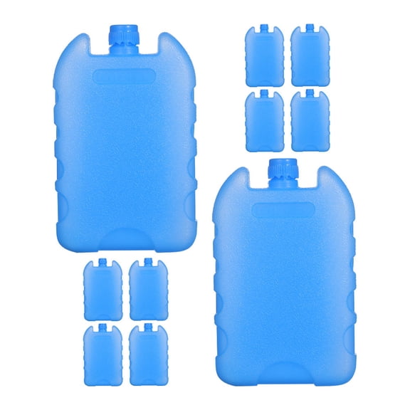 WHAMVOX  10 Pcs Ice Crystal Box Storing Freezer Boxes for Coolers Lunchbox Blue