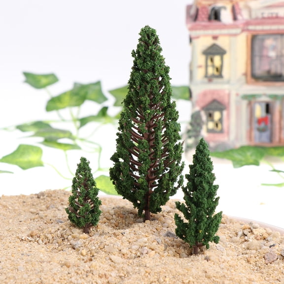 WHAMVOX 10 Pcs Landscape Tree Model Decorate Woodland Plants