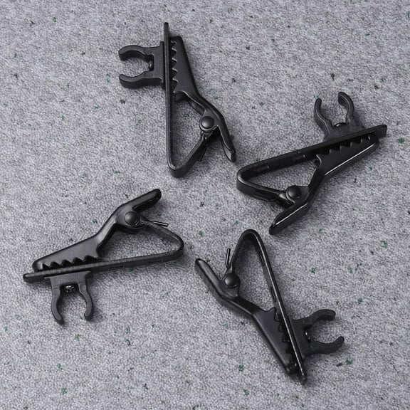 WHAMVOX 10 Pcs Lapel Microphone Accessories Clip Shirt Lavalier Video Conferencing
