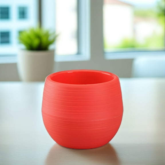 WHAMVOX 10 Pack Plant Pots 7x7x6CM Small Planter Pots for Office Indoor Use