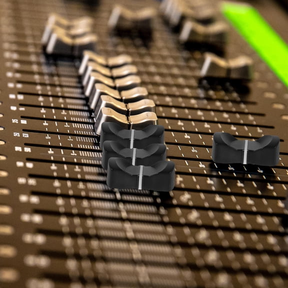 WHAMVOX  10 Pcs Push Keycap Fader Knob Replacement Mixer Knobs White