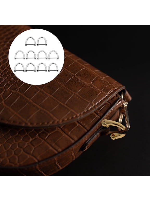 Versatile Durable D-Rings Silver for Bag Maintenance and DIY 10Pcs
