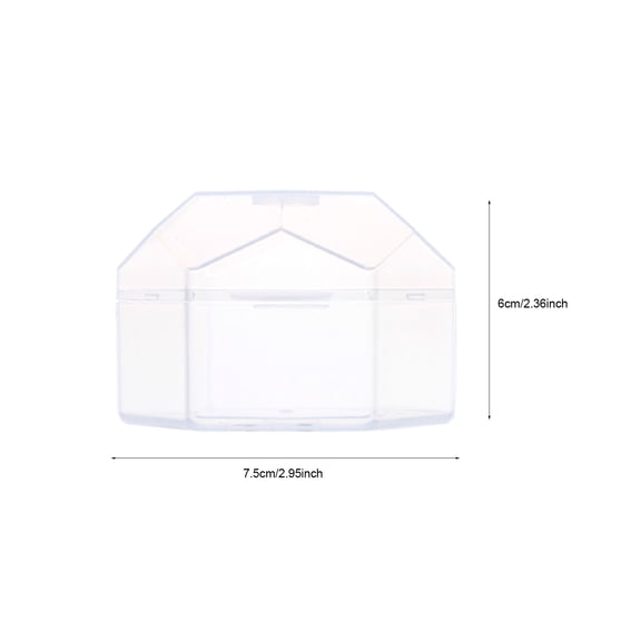 WHAMVOX 10 Pcs Soother Pacifier Storage Box Case Newborn Baby