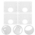 thumbnail image 1 of WHAMVOX  10 Pcs Stainless Hinge Spacer Door Repair Kit Cabinet, 1 of 8