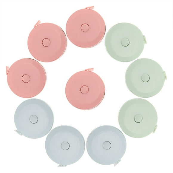 WHAMVOX 10 Pcs Tape Measure Measuring Curved Surface Student