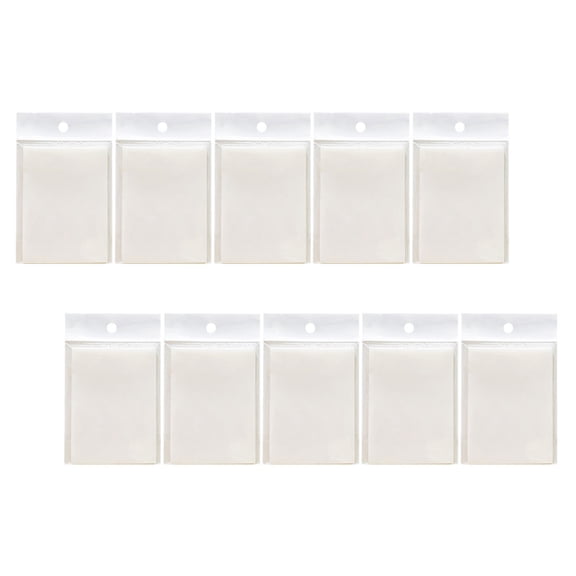 WHAMVOX  10 Pcs Transparent Memo Pad Self-adhesive Mini Note Pads Office