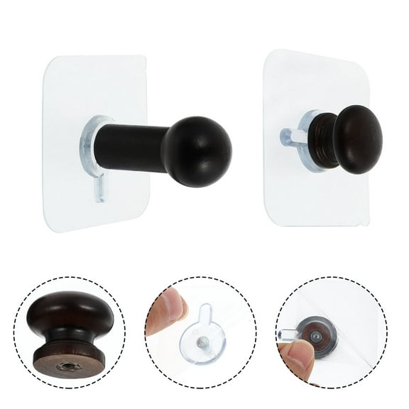 WHAMVOX 10 Pcs Wall Hooks Heavy Duty Coat Porch Key Pothook Wall-mounted