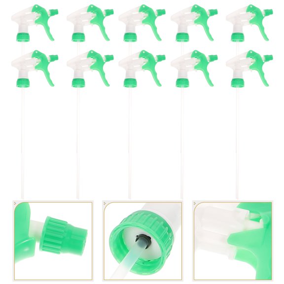 WHAMVOX  10 Pcs Water Nozzles Hand Button Trigger Spray Head Mist Handle