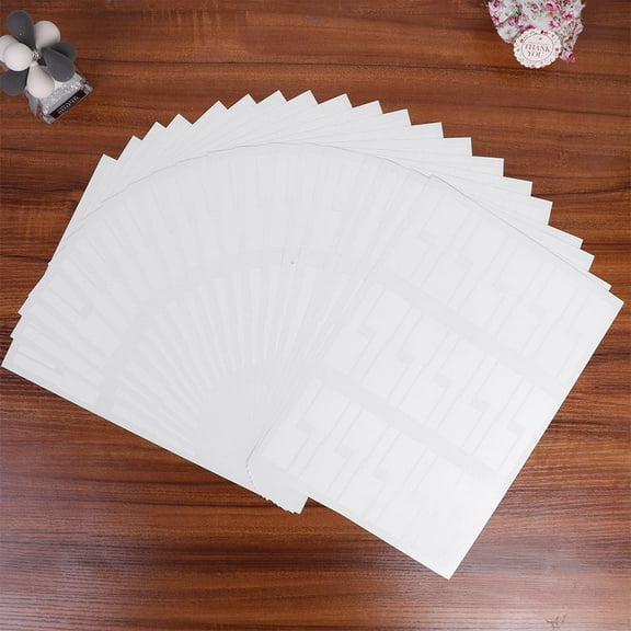 WHAMVOX 10 Pcs White Cable Label Sticker