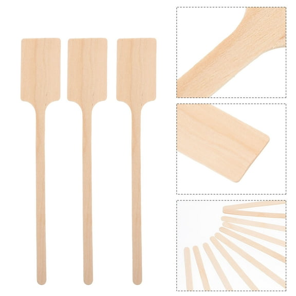 WHAMVOX 10 Pcs Wooden Coffee Stirring Rod Drink Agitators Stirrer Espresso