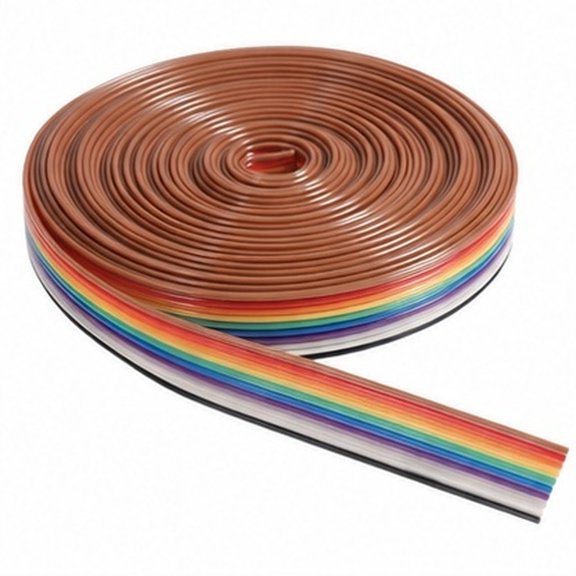 WHAMVOX 10 Pin Flat Ribbon Cable, 5M Plastic and Copper Connector Wire for Digital Cameras, Laptops and Electronics Repair