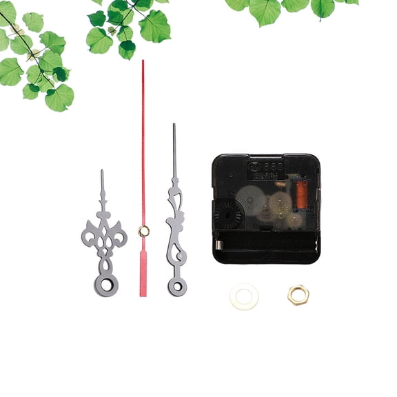 WHAMVOX 10 Set Silent Clock Movement Accessories DIY Watch Parts Scanning Fluorescence Clock Needle Movement No Battery (6pcs Each Set