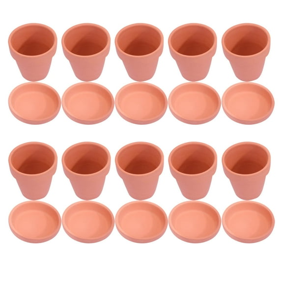 WHAMVOX  10 Sets Ceramic Flower Pot Cactus Pots Plants Succulent Planters Indoor