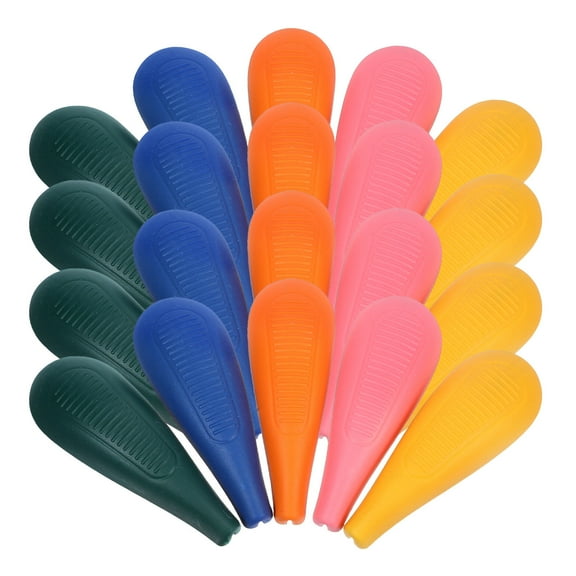 WHAMVOX 10 Sets Plastic Hanger Shoulder Pads Clothing Hanger Form Shaper Clothes Hangers Shaper Pads For Suit Sweater Shirt Hangers