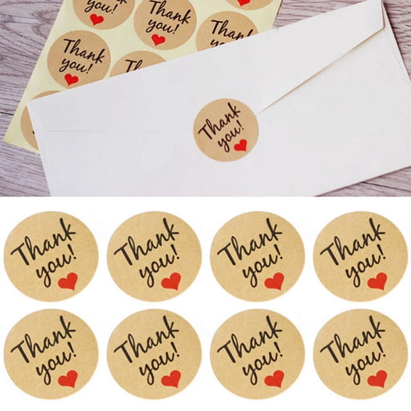 ROMANSENTIAL 12Pcs T You Stickers Multi Color Vintage Design Strong Adhesive for Decoration