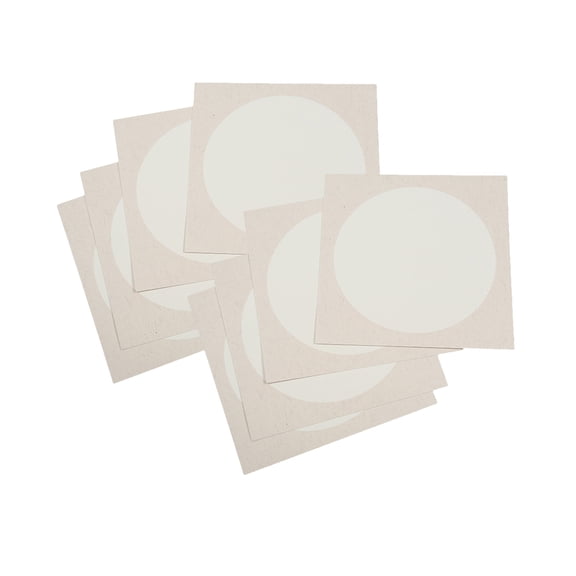 WHAMVOX 10 Sheets Blank Chinese Painting Fan Paper, 38 x 38 cm White Rice Paper for , Ink Art, Fan Crafts