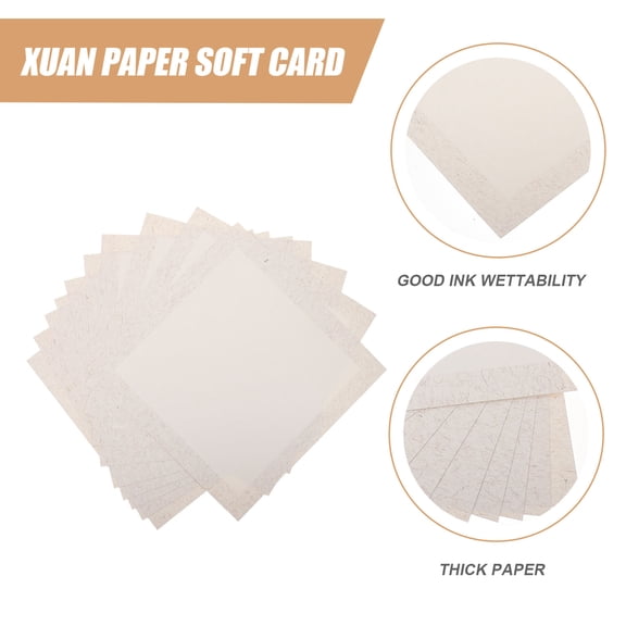 WHAMVOX  10 Sheets Mirror Jam Traditional Drawing Paper Painting Calligraphy