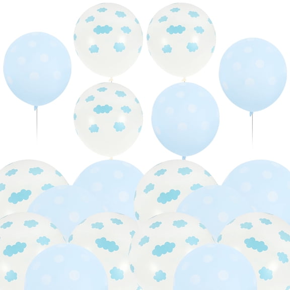 WHAMVOX 100 Pcs Balloons Cloud Ballons for Birthday Party Pattern Child