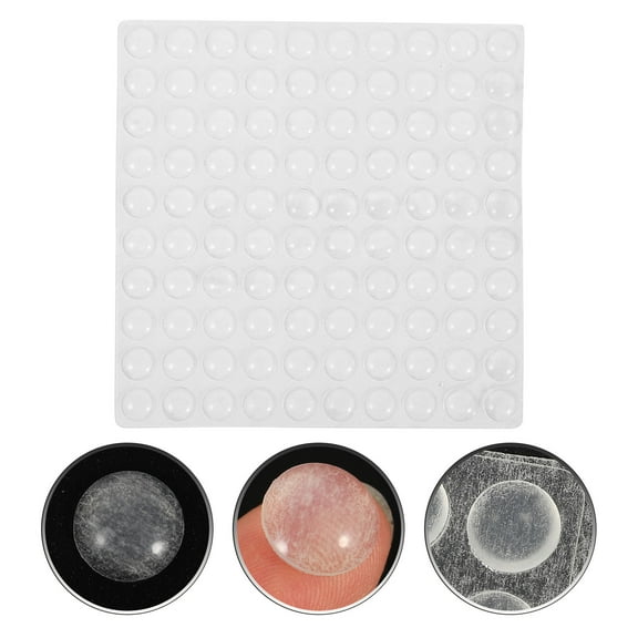 WHAMVOX 100 Pcs Bumpers for Cabinet Doors Wall Handle Stopper Anti-collision Rubber Pad