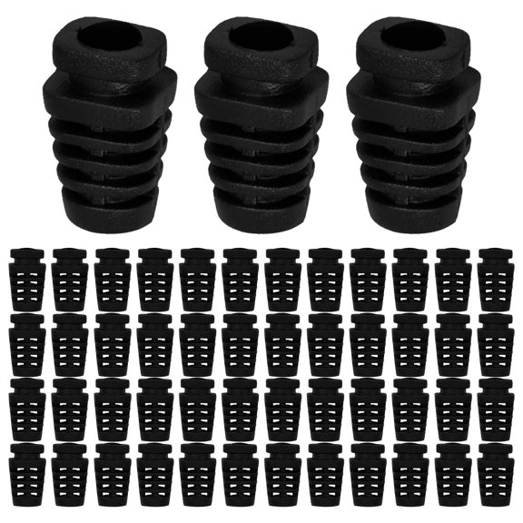 WHAMVOX 100 Pcs Cable Protector 10.50X0.60X0.60CM Black