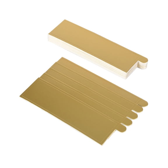 WHAMVOX 100 Pcs Golden Cake Base Dessert Serving Boards for Mousse and Pastry Presentation
