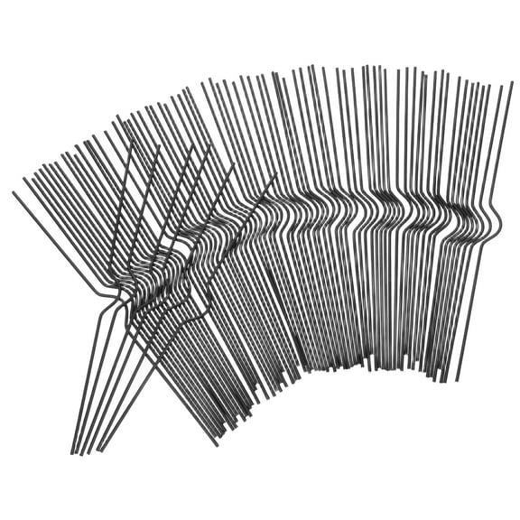 WHAMVOX 100 Pcs Calendar Hanger Wire Hooks for Calendars Holder Poster Display Black