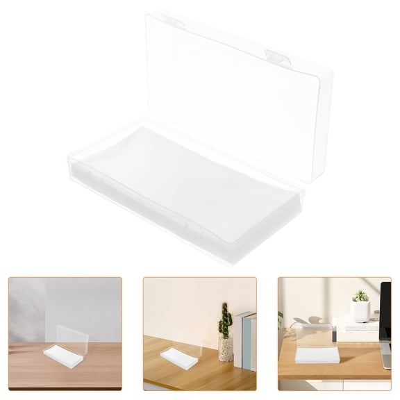 WHAMVOX  100 Pcs Cash Sleeve Protector Plastic Paper Sleeves Transparent
