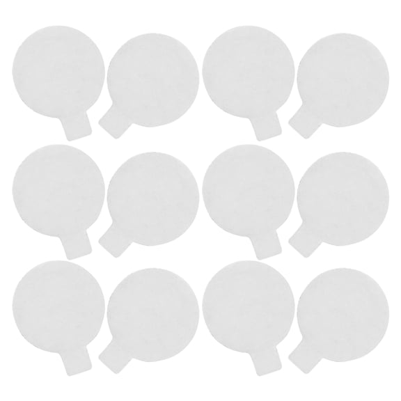 WHAMVOX  100 Pcs Dots Round Circle Sticker Labels Stickers Transparent Office White