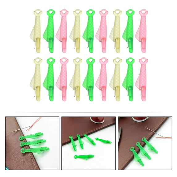 WHAMVOX 100 Pcs Easy Threader Sewing Accessories Handcrafting Tools