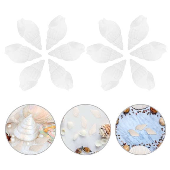 WHAMVOX  100 Pcs Embellishments Sea Shell Decoration DIY Crafts