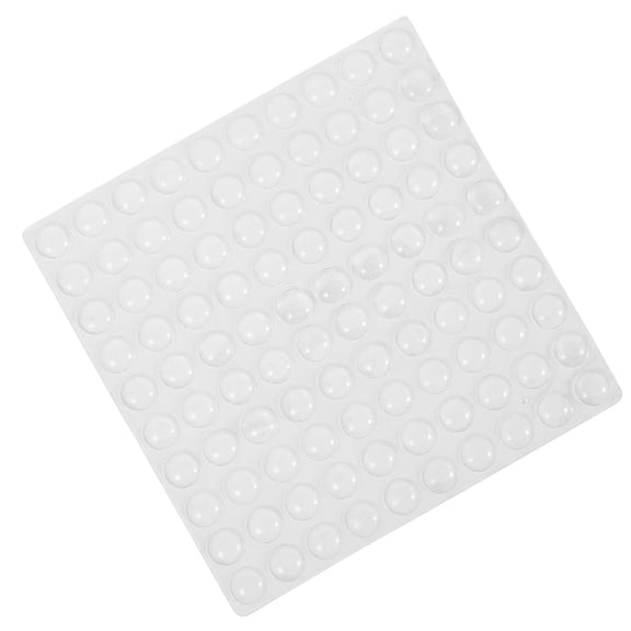 WHAMVOX 100 Pcs Furniture Bumpers Clear for Cabinets Door Transparent