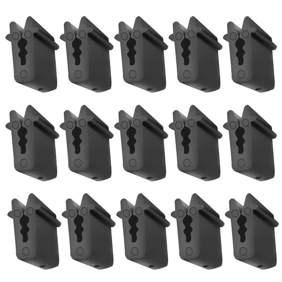 WHAMVOX 100 Pcs Greenhouse Film Clips Garden Net Clips Long-Lasting Plastic Greenhouse Clamps For Sun Shading Net Garden Netting Clip For Fixing Sunshade Nets
